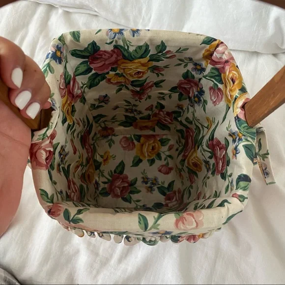 Longaberger floral RARE handwoven basket 1988 - Picture 6 of 6